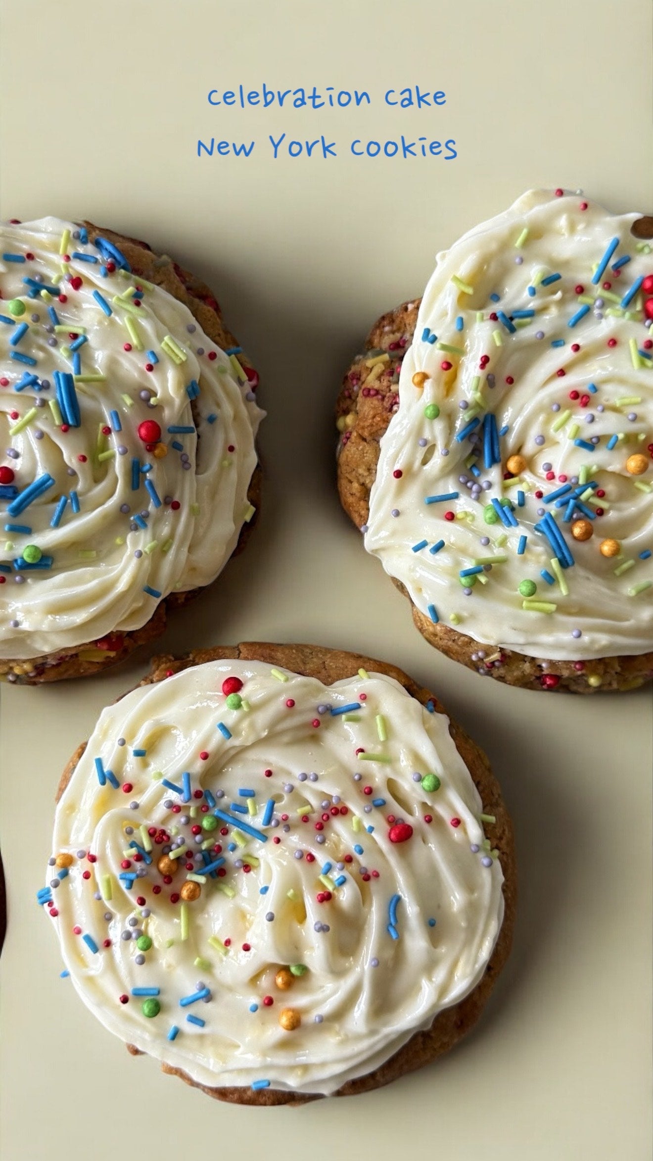 Celebration Cake New York Cookies - Box of 6