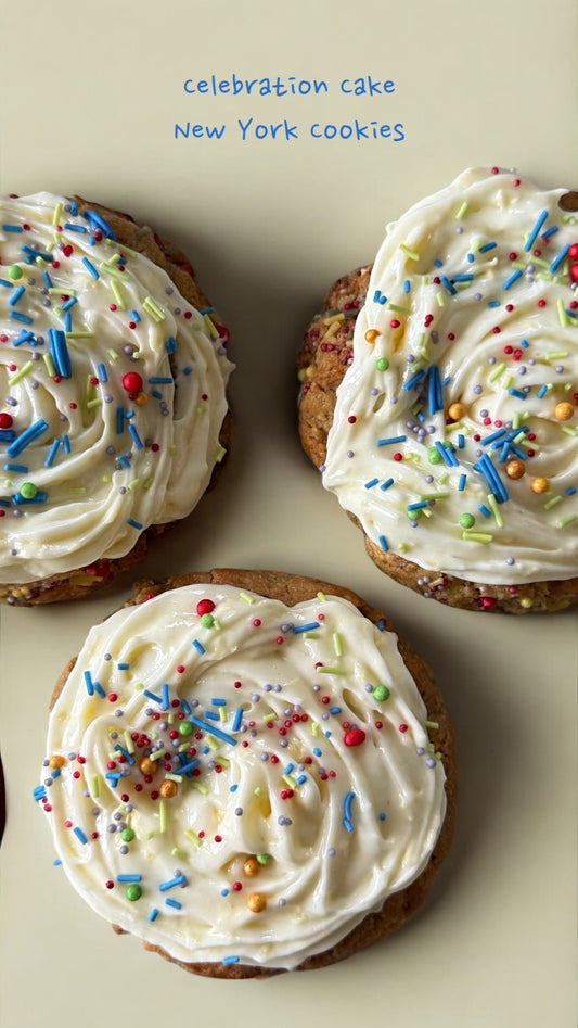 Celebration Cake New York Cookies - Box of 6