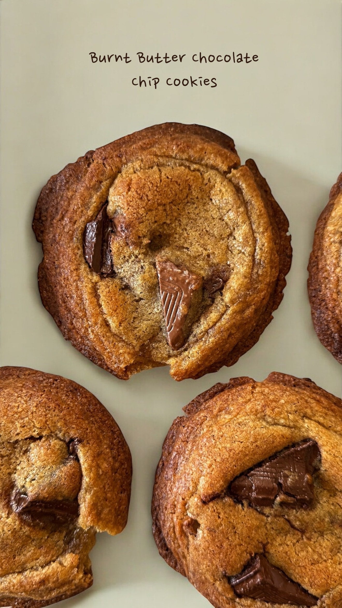 Burnt Butter Chocolate Chip Cookies - Box of 6